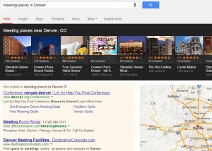 Google Local Search Results